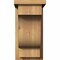 Ekena Millwork Newport Rough Sawn Corbel w/Backplate, Western Red Cedar, 8"W x 12"D x 16"H COR08X12X16NEW01RWR - alternate 3